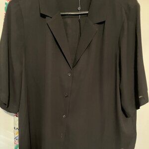 NYDJ Womens blouse, L, black, New